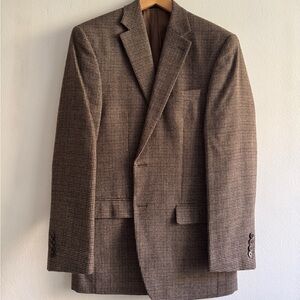 Ralph Lauren | Houndstooth Wool Blazer | 36R